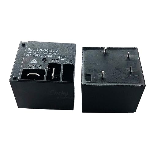 Relais de puissance T91 SLC 30A commutation 4 broches 5V 12V 24V x5