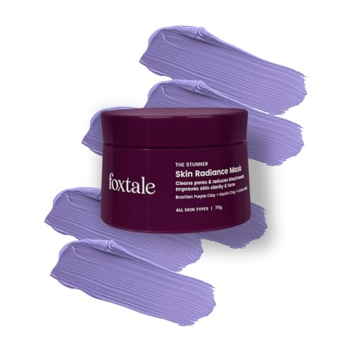 Foxtale De-Tan Face Mask for Glowing Skin| Clay Mask with Lactic ...