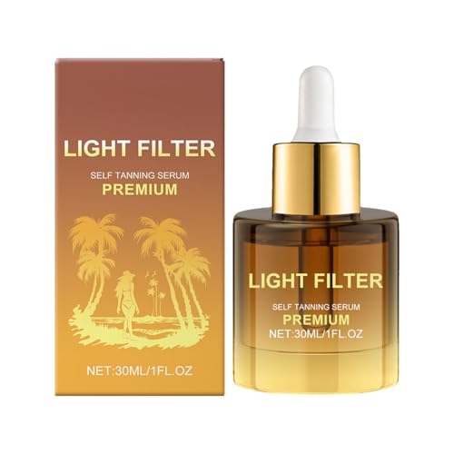 Loción Autobronceadora - Crema Autobronceadora 30ml,Fórmula Hidratante Líquida Bronceado Progresivo Duradero Cuidado Natural de Piel para Hombres y Mujeres Cuerpo