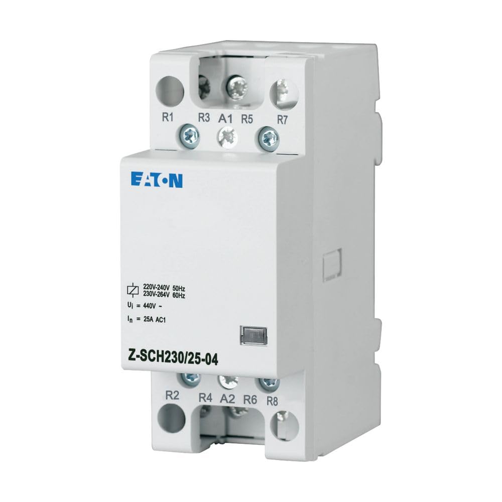 Eaton 248848 stycznik instalacyjny, 230 V AC, 4 Ö, 25 A