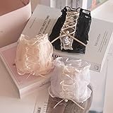 Damenslips Lovely Cute Lolita Kawaii Beads Stripes Panties Unterwäsche Slips 3er Pack (Color : A, Size : S)