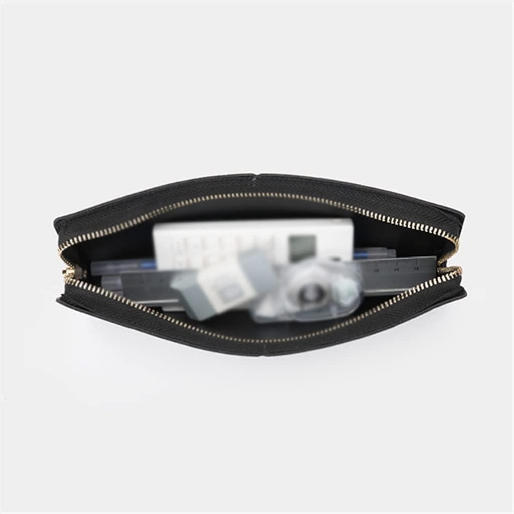 Pencil Bag Female Square College Student Case Large Capacity High School Stationery