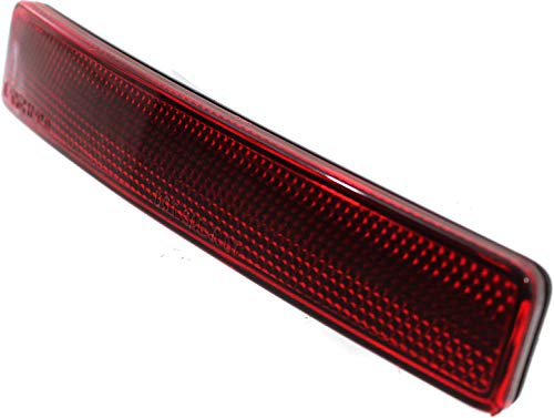 Evan Fischer Bumper Reflector Rear, Driver Side Compatible with 2009-2012 Chevrolet Traverse GM2830100