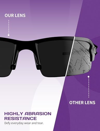 Image of 1.6MM Transition Replacement Lenses Compatible with Ray-Ban Meta Skyler RW4010 /RW4014 52mm Smart Glasses, Scratch-Proof
