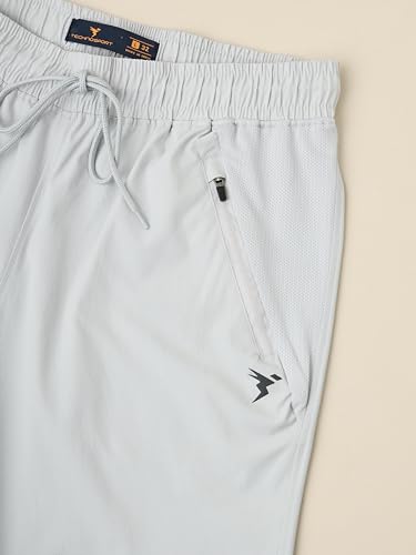 Image of TECHNOSPORT Mens Woven Regular Fit Activewear Joggers for Running, Gym, Sports and Regular Use Stretchable, Colorblock and Antimicrobial