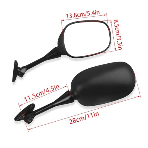Espejos retrovisores laterales para moto Honda CBR600RR F5 y CBR1000RR 4