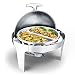 LXX Calentador de Comida Electrico Chafing Dish para Buffet, 6L Bandeja de Calentamiento Calienta Platos Electrico Calentador Buffet -Mantiene la Comida del Caliente