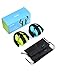 Mpow Kids Ear Protection 2 Pack, NRR 25dB Noise Reduction, Hearing Protection for Kids, Toddler Ear Protection for Hunting Season, Shooting Range, Car Race, Traveling, with Carrying Bags-Blue&Green