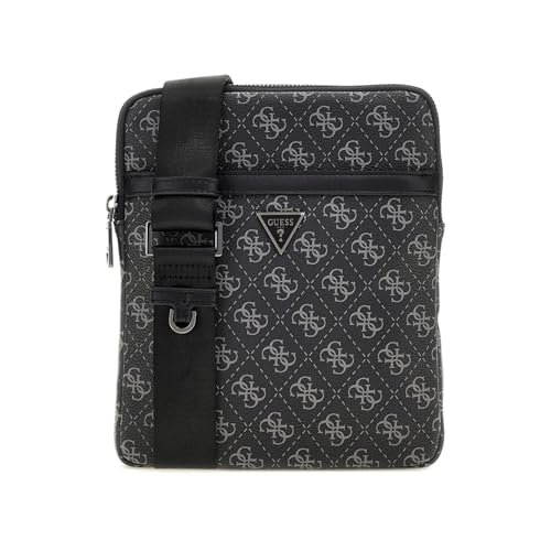 GUESS Vezzola Smart Crossbody Flat Bag Dark Black