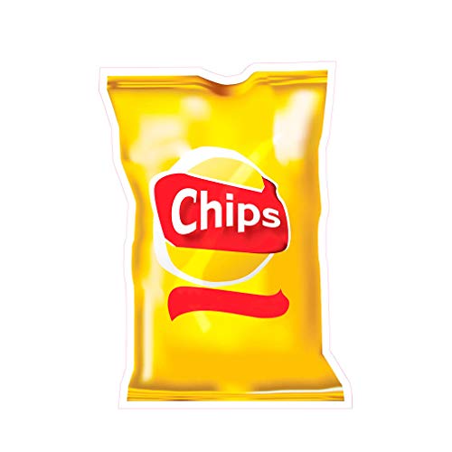 Chips Concession Restaurant Food Truck Die-Cut Vinyl Sticker 8'