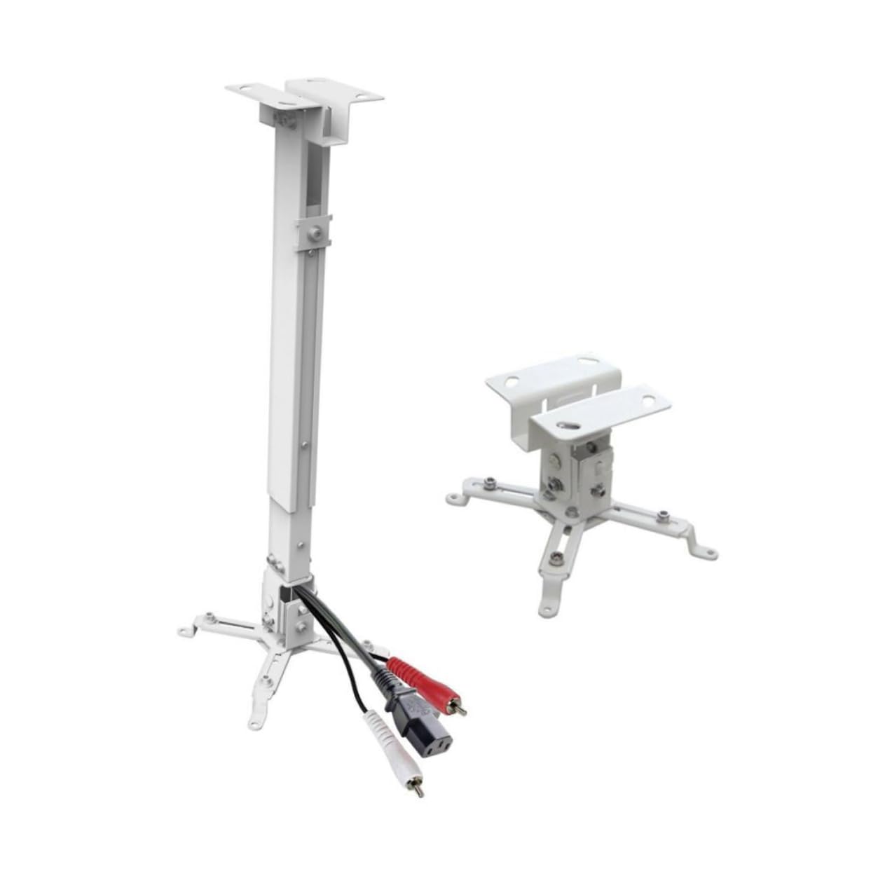 Gadpiparty 15kg Supporto Proiettore Da Soffitto Regolabile Carico Staffa Per Proiettore Compatibile La Maggior Dei Modelli in Bianco