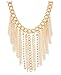 JOTW 2 Pieces of Goldtone Adjustable Heel Chain with Multiple Iced Out Tassels and Links