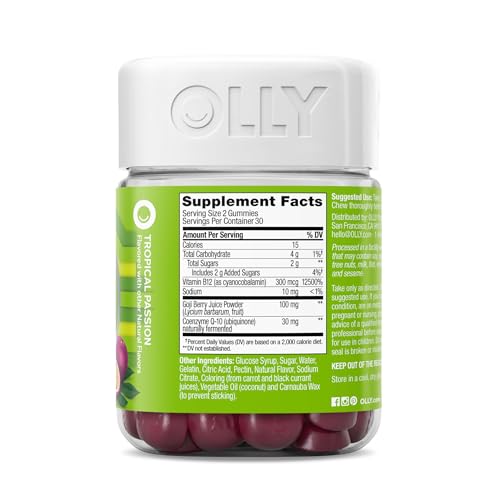 Olly 20858158005699 Daily Energy Gummy, Caffeine Free, Vitamin B12 thumb #8