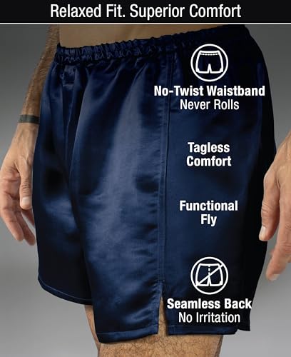 Luxury Artisan Silk Boxers For Men, 27 Momme, Machine Washable3