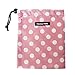 ハンナフラ 消臭巾着 Sサイズ 抗菌 ポルカピンク