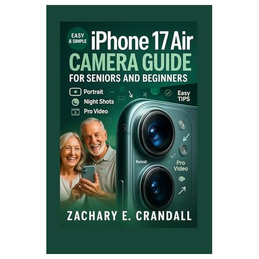 iPhone 17 Air Camera Guide for Seniors and Beginners: Easy Step-by-Step Manual with Tricks and Training for Portraits, Night Shots, and Pro Video. (Simplified ... for Seniors and Beginners) (English Edition)