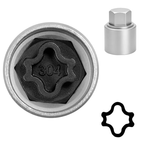 Image of 304 Wheel Locking Nut Key for Mercedes Benz, Lug Nut Removal Tool