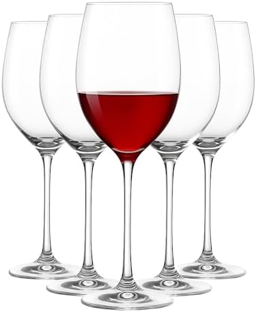 Jogo de 6 Taças de Vinho Cristal 610ml Premium Elegante Durável T...