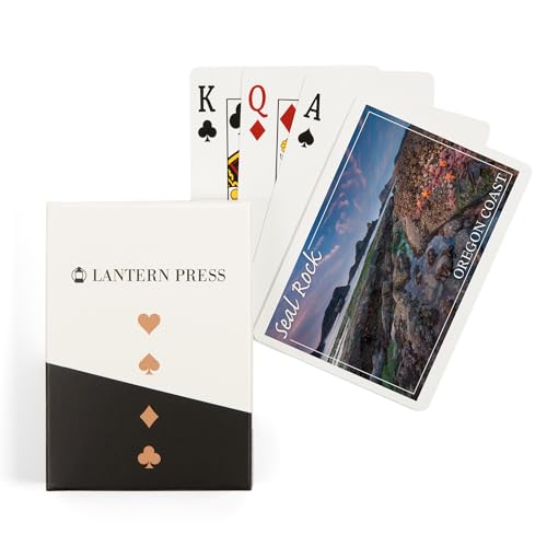 Lantern Press Seal Rock, naipes de póker 52 cartas