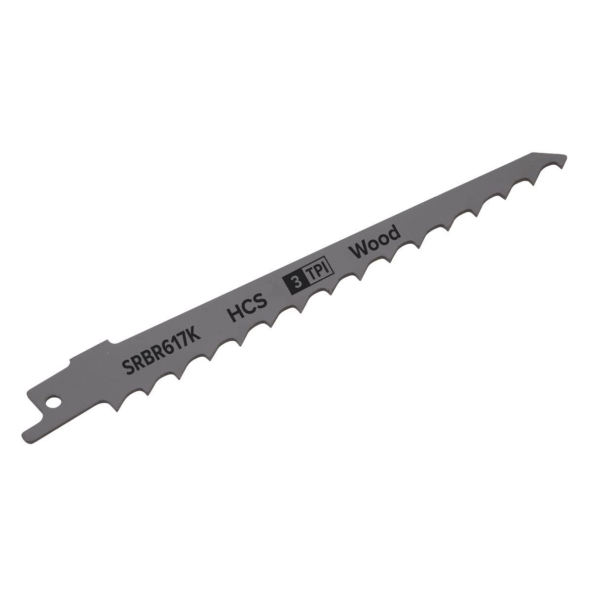 Sealey SRBR617K Reciprocating Saw Blade Pruning & Coarse Wood 150mm 3tpi - Pack