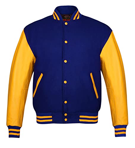 Brutul Bee Original Leather Varsity Letterman Jackets Wool & Leather Original American Style Varsity Jackets