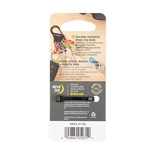 NiteIze KeyRack S-Biner- schwarz/Assorted KRK2-01-R6 Einheitsgröße