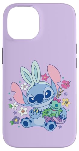Disney Lilo & Stitch Cute Easter Bunny Stitch and Scrump Hülle für iPhone 14