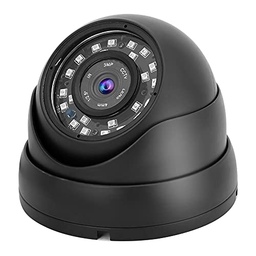 Keenso Audio Dome Camera, 1080p CCTV Dome Camera Vigilancia NTSC para Automóvil de Embarcaciones de...