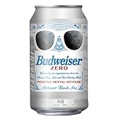 ※【タイムセール】【9％OFF！】1本あたり106円！【ステッカー6枚付き】【Haroshi コラボデザイン】バドワイザー ゼロ 缶 Budweiser [ ノンアルコールビール 350ml × 24本 ] 2548円！