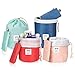Cosmetici Borsa da Viaggio, XiYee 4 Pezzi Cosmetic Bag, Multifunzionale con Coulisse Pouch Storage Borsa Trucco Cosmetici, Cylindrical Barrel Shaped Cosmetic Bag Borsa da Viaggio(A)