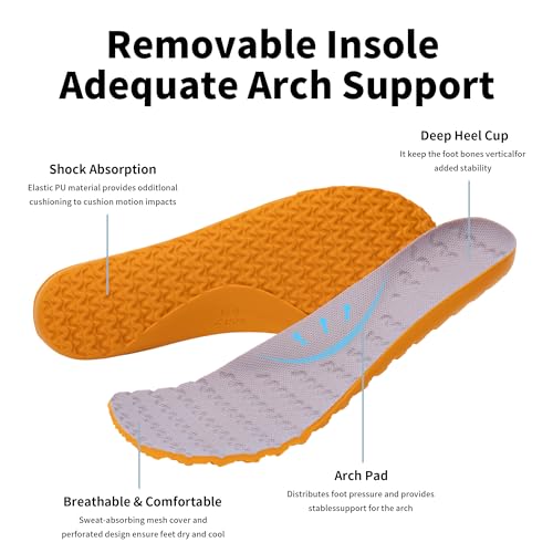 SURRAY Women Wide Toe Box Walking Shoes with Arch Support Tennis Running Sneakers Extra Wide Width Woman Shoe for Plantar Fasciitis Flat Foot Heel Pain Relief US Size 6-113