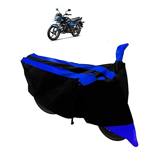 Carigiri Bike Cover for Hero Splender ismart 110 (Dust Proof, Scratch Proof, Mirror Pockets, Heavy Buckle [Royal Blue and Black]) (B08JQBLYD7) Amazon Price History, Amazon Price Tracker