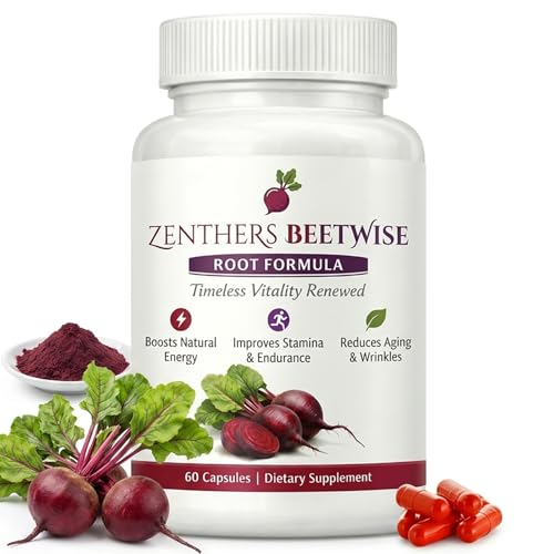 Beetwise By Zenther Zenthers Beetwise Cold Pressed 400Mg Natural Energy Support Vegan-Friendly Non-GMO-60 Capsules