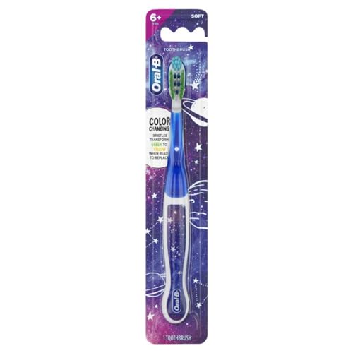 Oral-B Cross Action Kids Toothbrush, Soft Bristles, 6+
