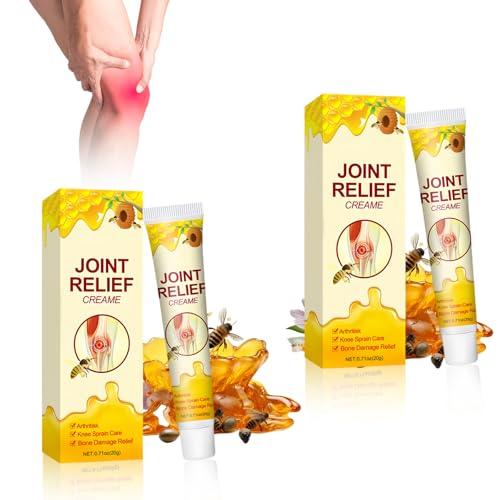2 Pz Crema para Venas Varicosas con Veneno de Abeja, Crema de Veneno de Abeja para Arañas Vasculares, Ungüento de Reparadora de Venas con Veneno de Abeja, C/rema de Tratamiento de V/eneno de A/beja