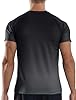 Men’s T-Shirts Gym Running T Shirts for Men Moisture Wicking Athletic Sport Breathable Tops Quick Dry Short Sleeve Workout T-Shirt Black 3XL #1