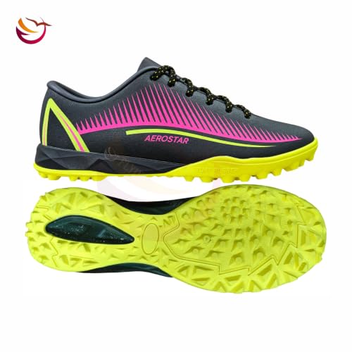 Image of Aerostar Mens Futsal /TURF Football Shoes Elite Performance Futsal Shoes With Enhanced Grip Sole, Lightweight Design, And Dynamic Flex Control For Supreme Court Agility And Precision Footwork for Men /Boys /Women & Girls
