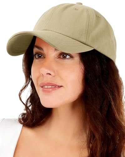 Image of Womens Satin Lined Unstructured Baseball Cap Unisex Silk Lining Washed Cotton Adjustable Vintage Dad Hat