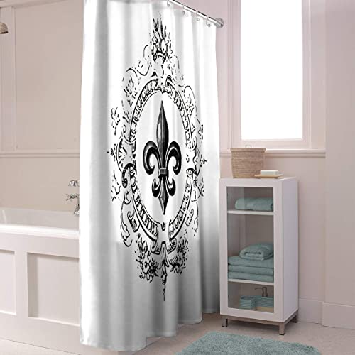 Crystal Emotion Shower Curtain Company Vintage French Fleur De Lis Shower Curtain (66X72, Color1)… #TOP4
