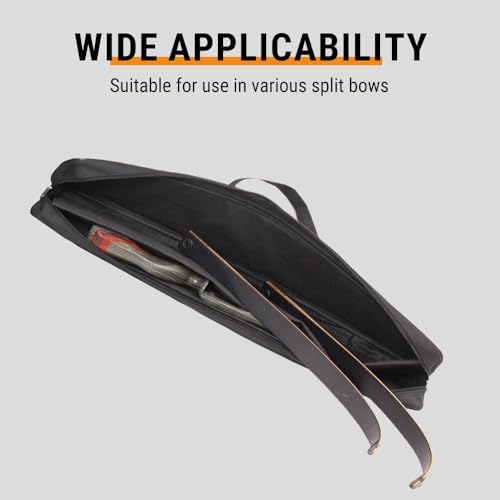 Risegun Recurve Bow Case with Adjustable Shoulder Strap – Padded Longbow Storage Bag for Traditional & Hunting Bows | Water-Resistant Design for Outdoor Archery, Shooting Practice - Image 5