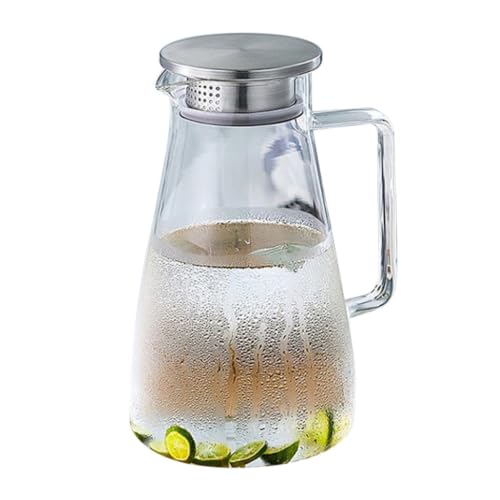 Tetera de vidrio de 1.5l resistente al calor Operitacx transparente 2