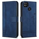 Bravoday Coque pour Redmi 9C / Xiaomi POCO C3, Etui Cuir avec Magnetique, Flip Pochette Housse pour Redmi 9C / Xiaomi POCO C3 Protection, Bleu Bravoday Coque pour Redmi 9C / Xiaomi POCO C3, Etui Cuir avec Magnetique, Flip Pochette Housse pour Redmi 9C / Xiaomi POCO C3 Protection, Bleu