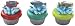Produktbild 24 count - Fishing Fish Tackle Box Metallic Cupcake Picks by Cake Decorating