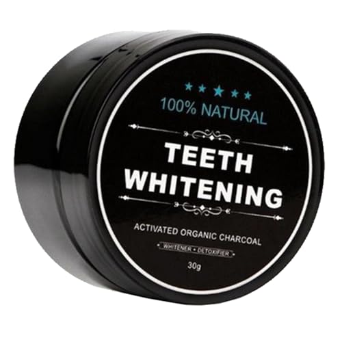 Polvo Blanqueador de Dientes de Carbón Natural,Polvo Carbón Activo,Polvo para Blanquear los Dientes,Polvo Blanqueamiento Dental y Limpieza Dental,Teeth Whitening Powder,Dental Polvo