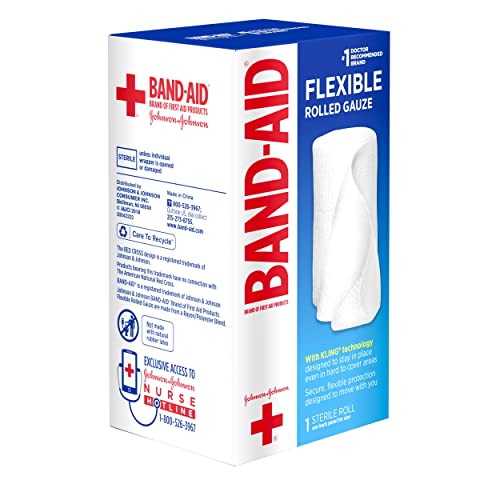 Band-Aid Brand Of First Aid Products Rolled Gauze, 3 Inches By 2.5 Yards #TOP6