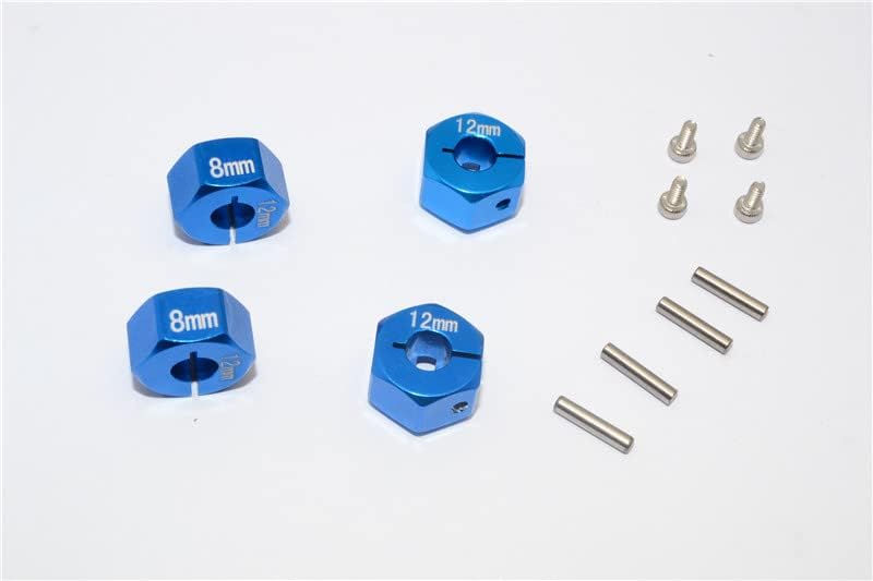 RC SPORT3 FLUX Aluminum Alloy Hexagonal Coupling 12X8MM - (Color: Black)