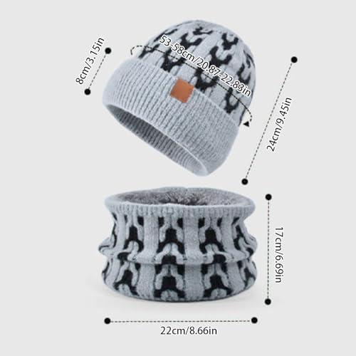 Ensemble bonnet écharpe gants contre le froid glacial d'hiver - 6