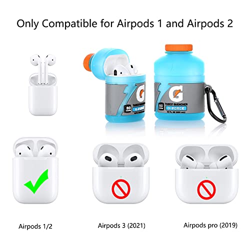 Coque AirPods 2e génération silicone étui écouteur antichoc 3D chocolat - 2