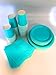 Serves 50 Guest Teal Color Complete Party Pack Disposable 9