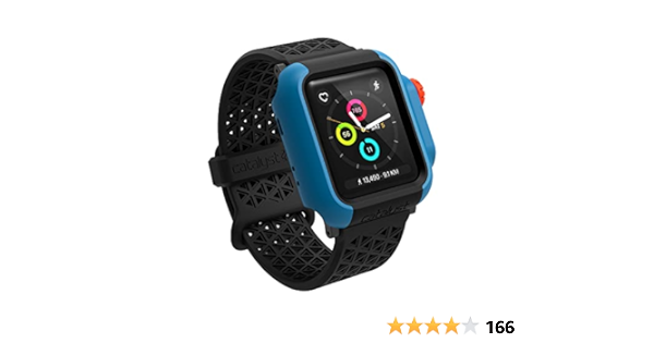 Catalyst - Custodia Impermeabile Antiurto per Apple Watch 38 mm Serie 3 (Nero Azione furtiva)